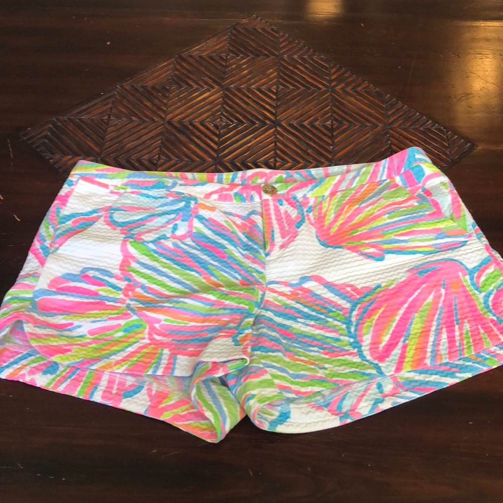 Lily Pulitzer shorts.